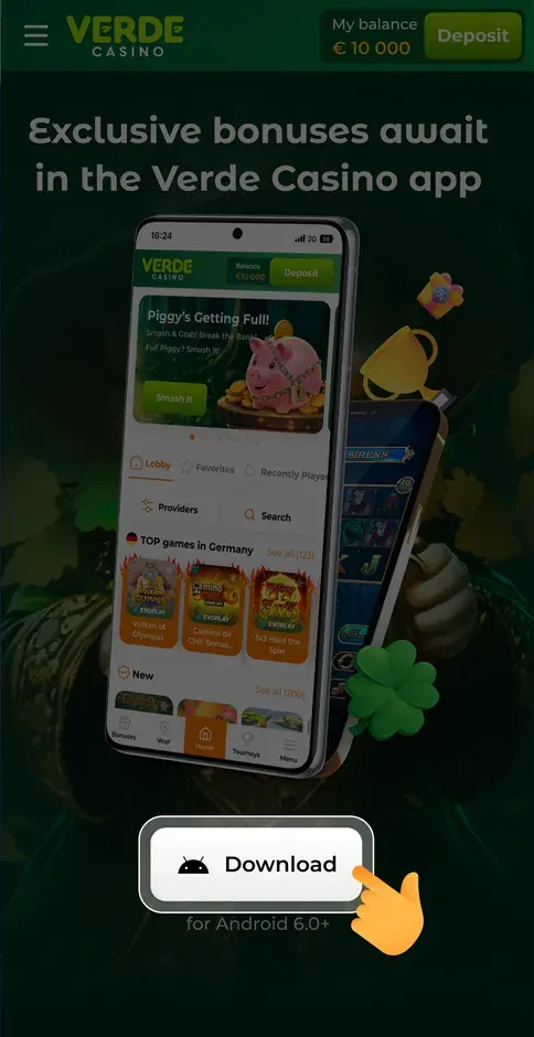 Verde Casino – aplikacja mobilna